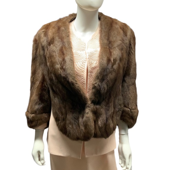 Ladies Fur Stole by Franklin Simon NY Fifth Ave. Size s/m - Picture 2 of 11